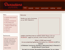 Tablet Screenshot of dansations.com